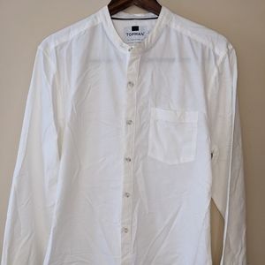 Topman White Casual Button-up Shirt